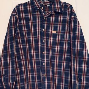 Men’s Carhartt Button Down Plaid Shirt XXL
